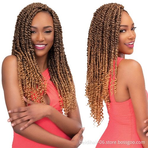 New Style Pre Loop Passion Twist Crochet Braids Hair Extension Braiding Hair 18inch
